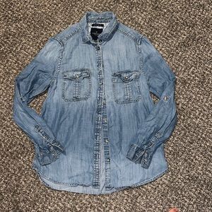 Jean long sleeve shirt